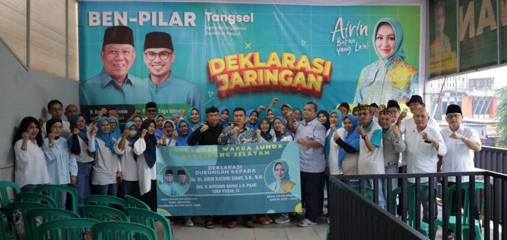 Paguyuban Warga Sunda Tangsel Deklarasi Dukung Airin Rachmi Diany dan Benyamin Davnie-Pilar Saga Ichsan