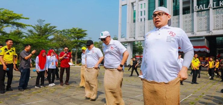 Pilar Saga Meriahkan Perlombaan 17 Agustus Bersama Forkopimda Tangerang Selatan