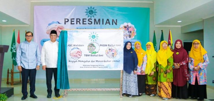 Resmikan ASC Walidain, TBM dan PKBM Baitul Ilmi, Benyamin: Dukung Literasi dan Tingkatkan Pelayanan untuk Penduduk Lansia