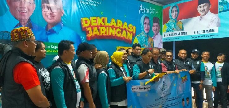Airin-Ade Sumardi dan Benyamin-Pilar Dapat Dukungan Ribuan Insan Olahraga di Tangsel