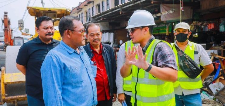 Pilar Saga Optimis Peningkatan Infrastruktur Kawasan Pasar Ciputat Selesai Akhir Desember 2024