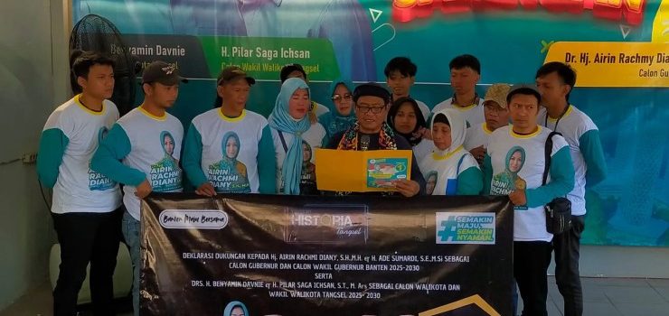 Idamkan Museum, Historia Tangsel Deklarasi Dukung Airin-Ade Sumardi dan Benyamin-Pilar