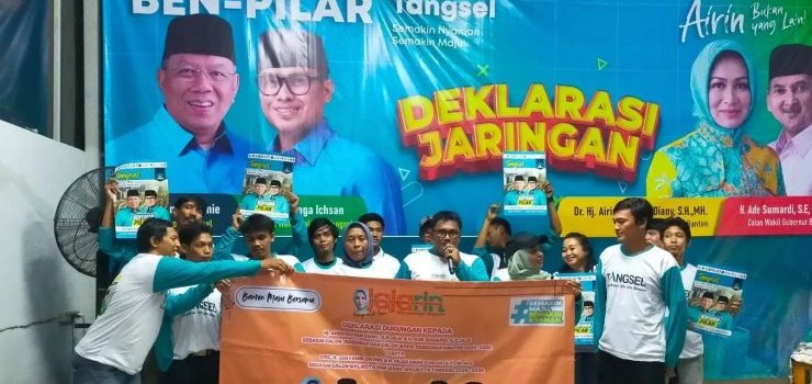 Jajarin Tangsel Kembali Dukung Airin Rachmi Diany dan Benyamin-Pilar di Pilkada 2024