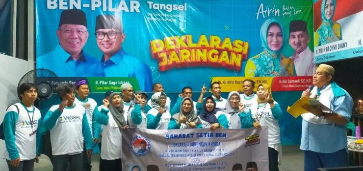 Dukung Airin-Ade dan Benyamin-Pilar, Sahabat Setia Ben Usul SMAN di Tangsel Agar Ditambah
