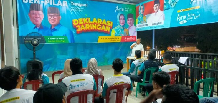 Deklarasikan Dukungan, 234 SC Tangsel Optimis Airin-Ade dan Ben-Pilar Menang di Pilkada 2024